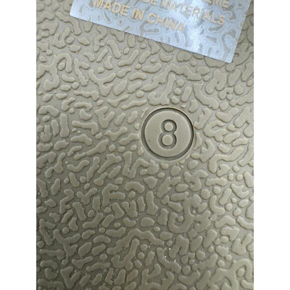 Cape Robbin Xtreme Nude Spiked Slide Sandals Size 8 Studded Rhinestone - Picture 8 of 9